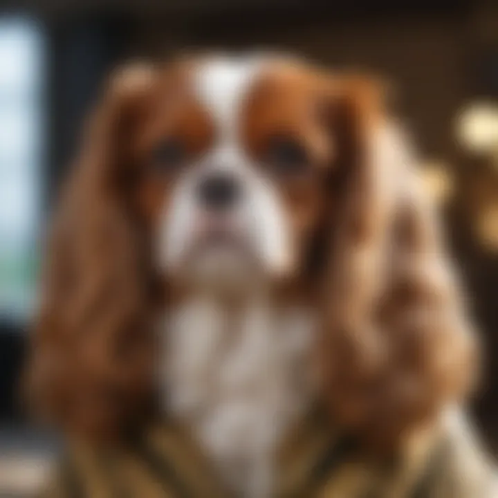 Luxurious Coat of King Charles Cavalier