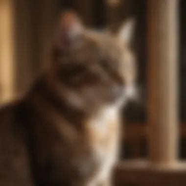 Luxurious Velvet Cat Scratching Post