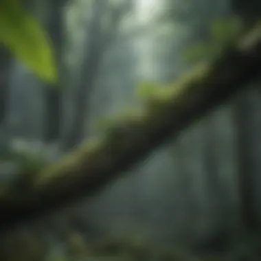 Enchanting Canopy Diversity Majestic Canopy in Rainforest