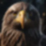 Majestic eagle symbolizing vision and power