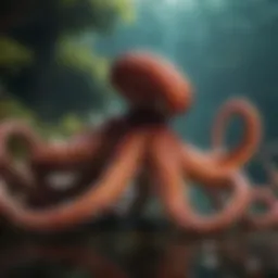 Majestic Giant Pacific Octopus in its Natural Habitat