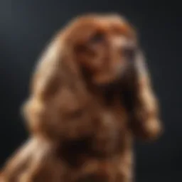Majestic King Cavalier Cocker Spaniel in a regal pose