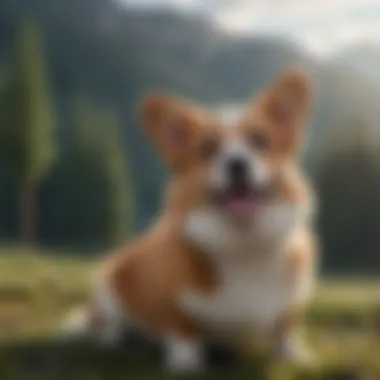 Majestic Majesty of a Female Corgi