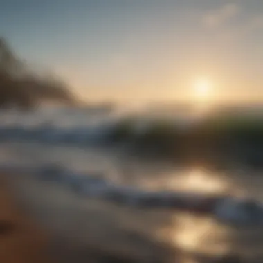 Coastal Fishing Adventure Majestic ocean waves for fishing