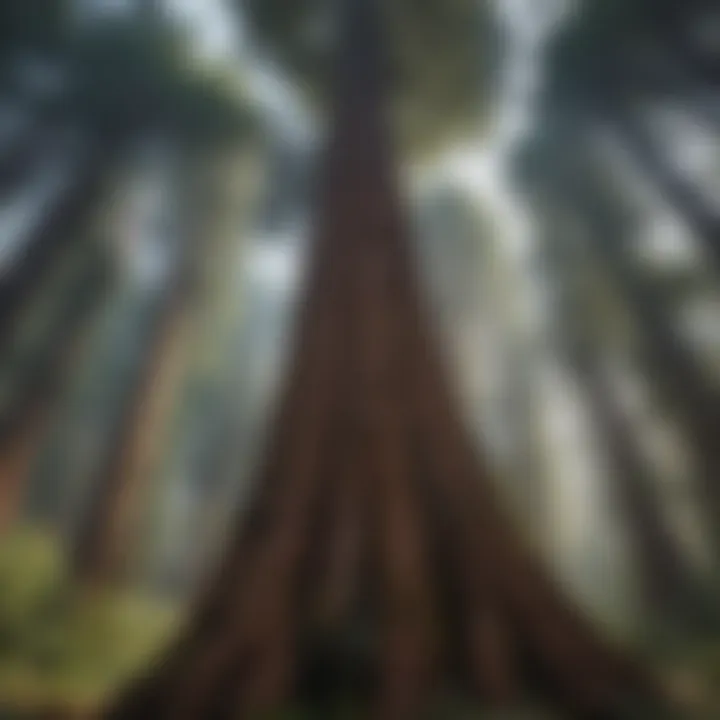 Majestic Redwood Tree in California Landscape