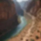 Majestic River Bend Carving Through Canyon