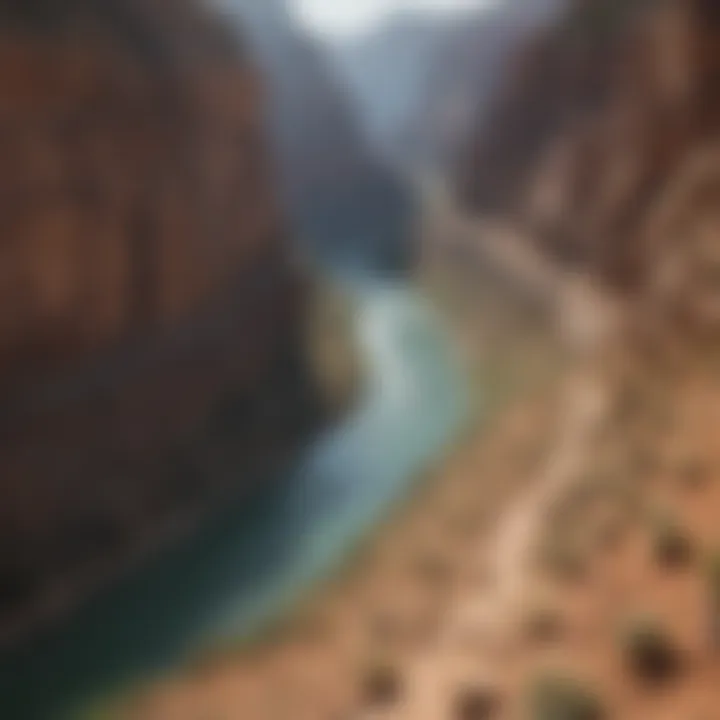 Majestic River Bend Carving Through Canyon