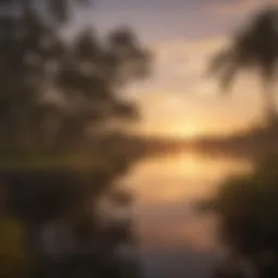 Majestic Sunset Over Florida State Park