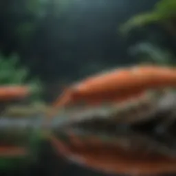 Majestic Super Large Shrimp in their Natural Habitat