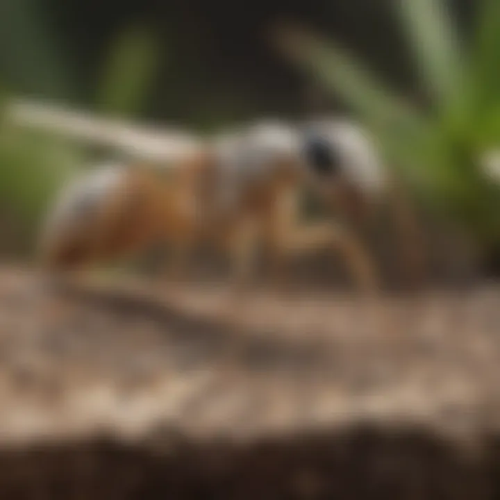 An infographic detailing effective management strategies for controlling white ant populations while preserving their ecological roles.