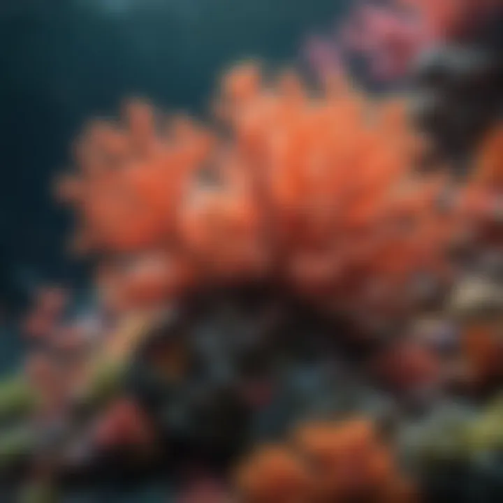Vibrant Coral Reef Teeming with Life