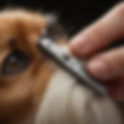 Precision Grip Technique for Dog Nail Clippers