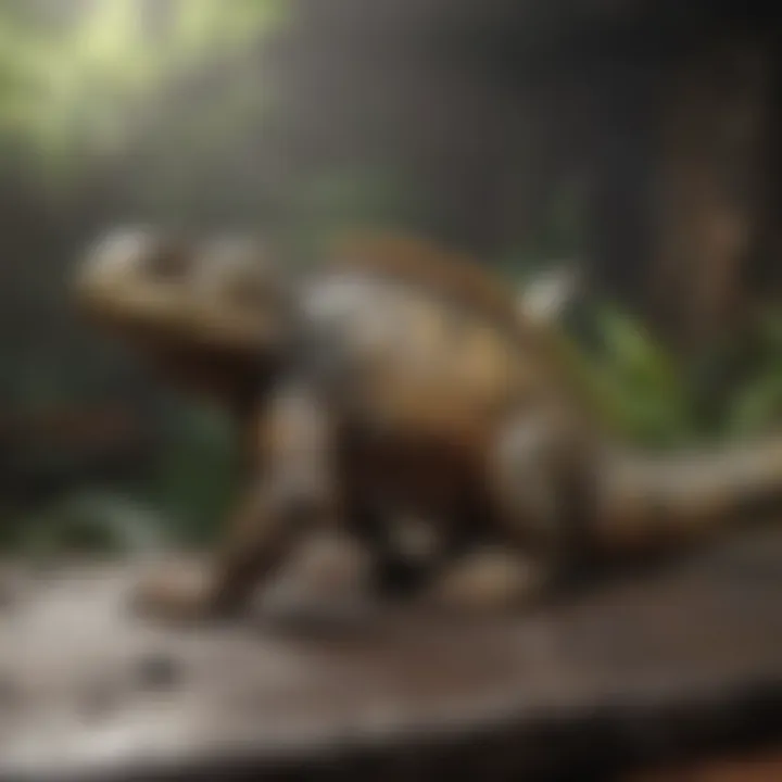 Reptile tank maintenance tools and equipment