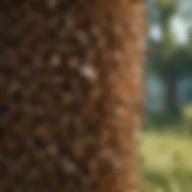 Mesmerizing Bee Swarm Formation