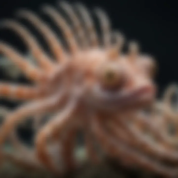 Mimic Octopus Transforming into Lionfish