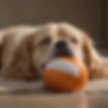 Curled-up Ball Sleeping Position of a Dog