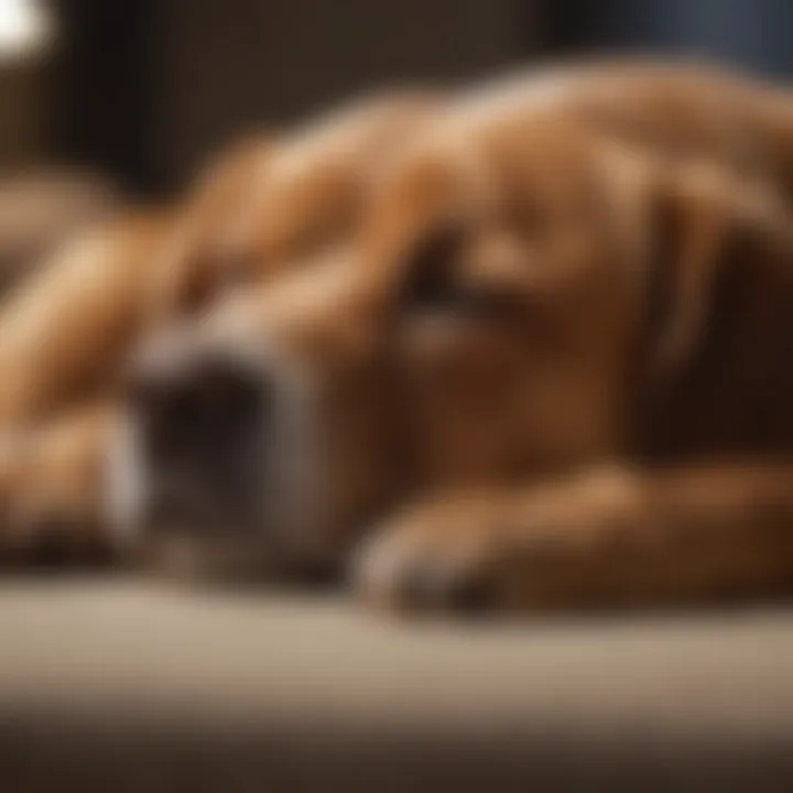 Side Sleeper Sleeping Position of a Dog