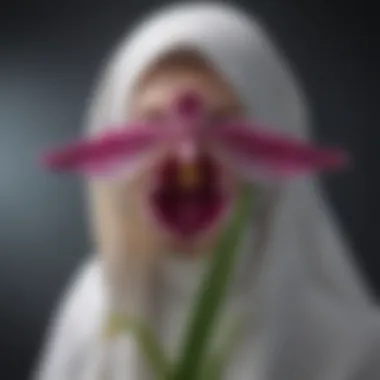 Mystical Allure of the Nun Orchid Mystical allure of the Nun Orchid