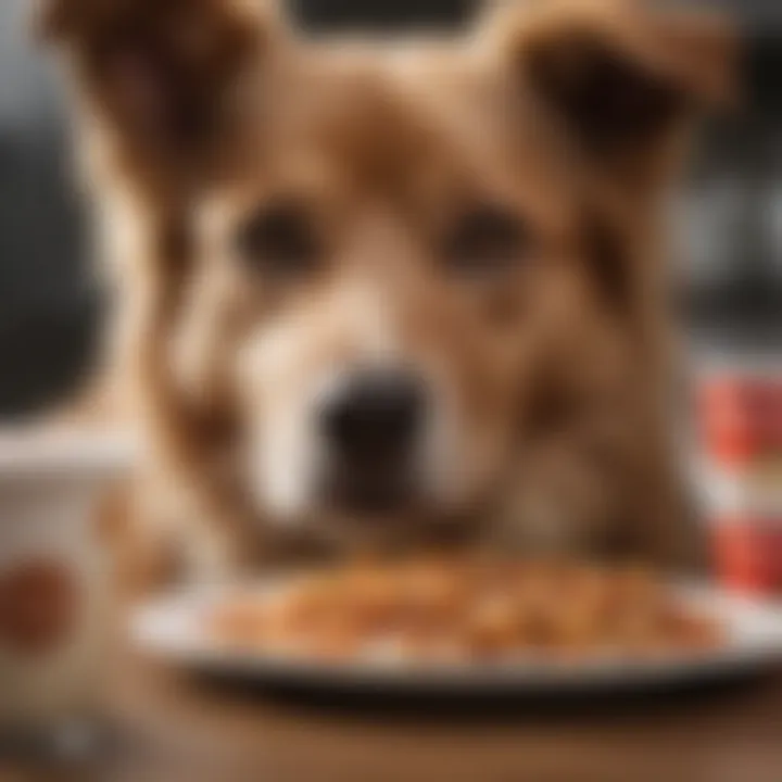 A warning sign highlighting harmful foods for dogs