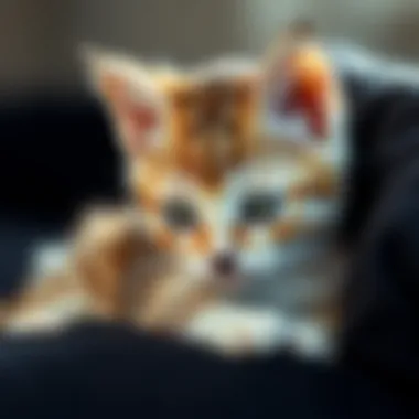 Healthy growth in kittens