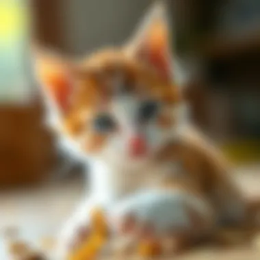 Nutritional components for young kittens