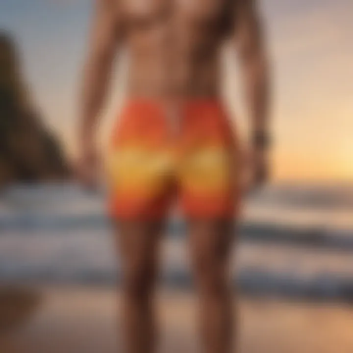 Ocean Pacific Swim Shorts - Sunset Vibes