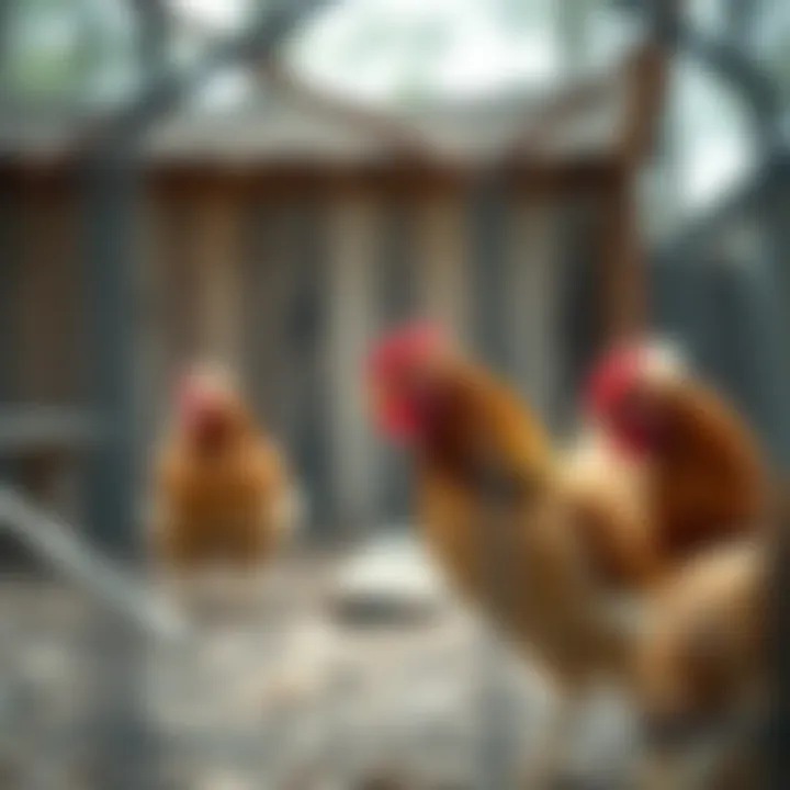 Safety features incorporated in chicken coop design