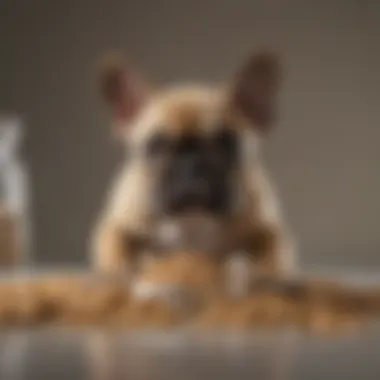 French Bulldog puppy enjoying nutritious kibble