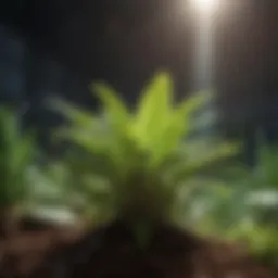 Spectrum of light wavelengths beneficial for plant growth