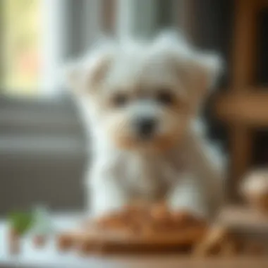 Nutrient-rich dog food for Maltese puppies