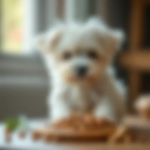 Nutrient-rich dog food for Maltese puppies