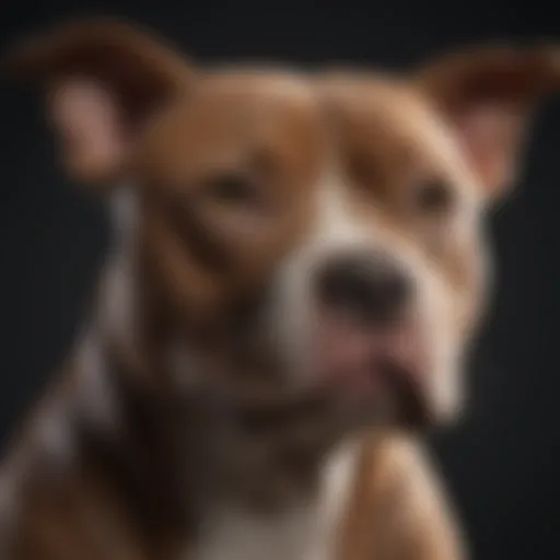 Pitbull with Healthy Skin