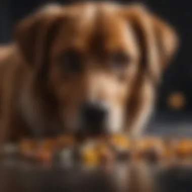 Canine companion enjoying diabetic-friendly treats