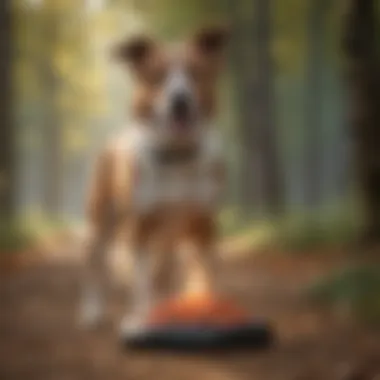 Healthy Lifestyle Support for Dogs' Weight Management Dog with a healthy weight and active lifestyle
