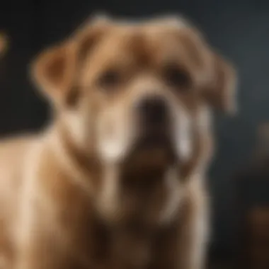 Maintaining Optimal Weight in Aging Dogs Senior dog with a healthy weight