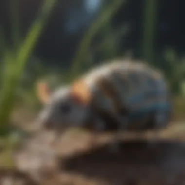 Pest fleeing from sonic device