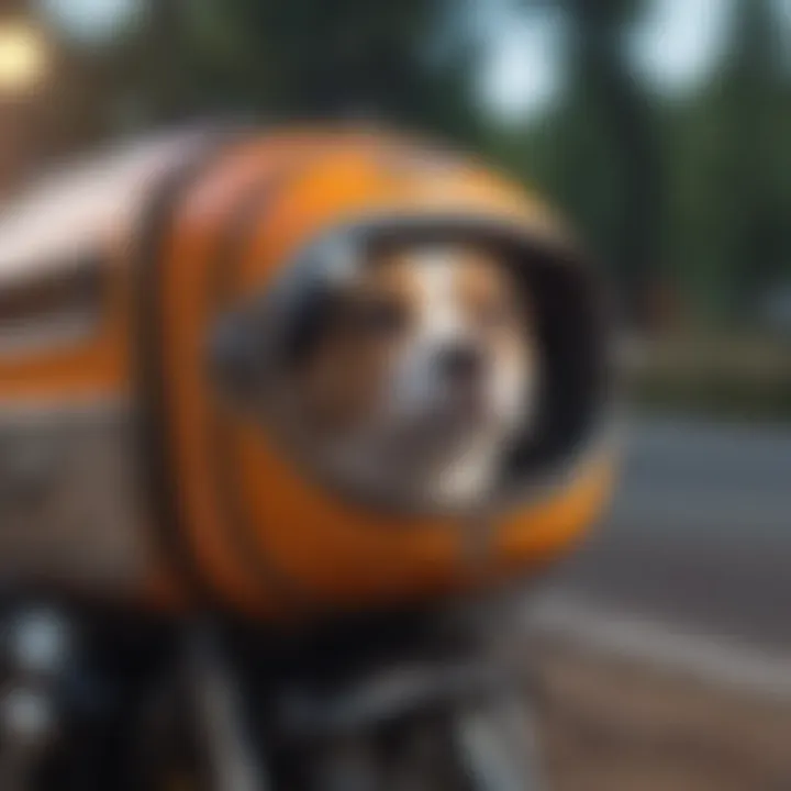 Pet Carrier Motorcycle Ventilation Design