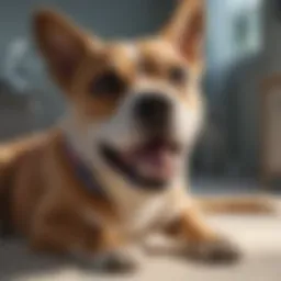 Pet insurance dental cleaning coverage concept