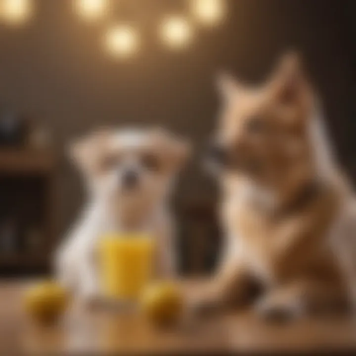 Visual representation of pet owners considering spaying options with Lemonade Pet Insurance