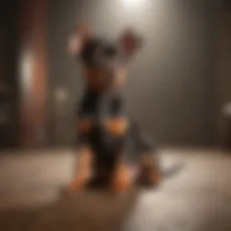 Elegant Pinscher Puppy Sitting