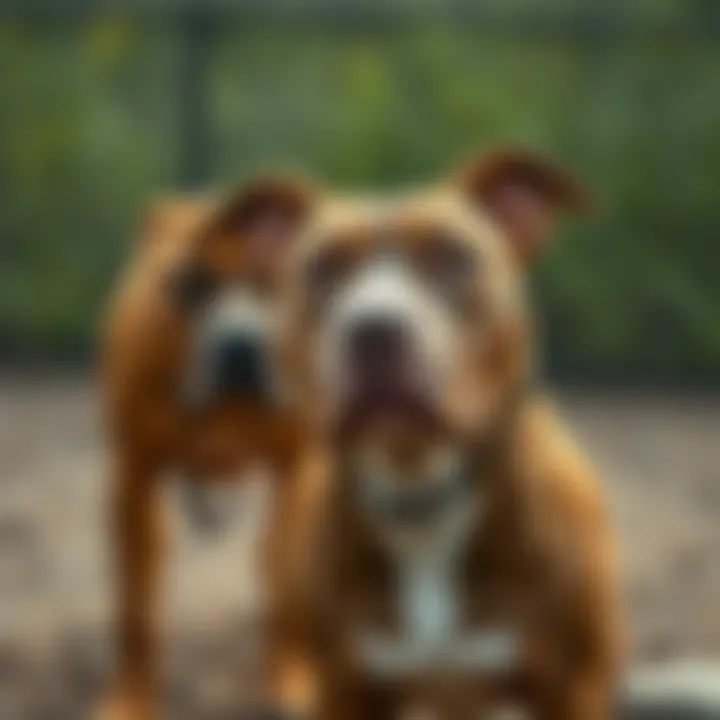 Training session showcasing effective methods for pitbulls