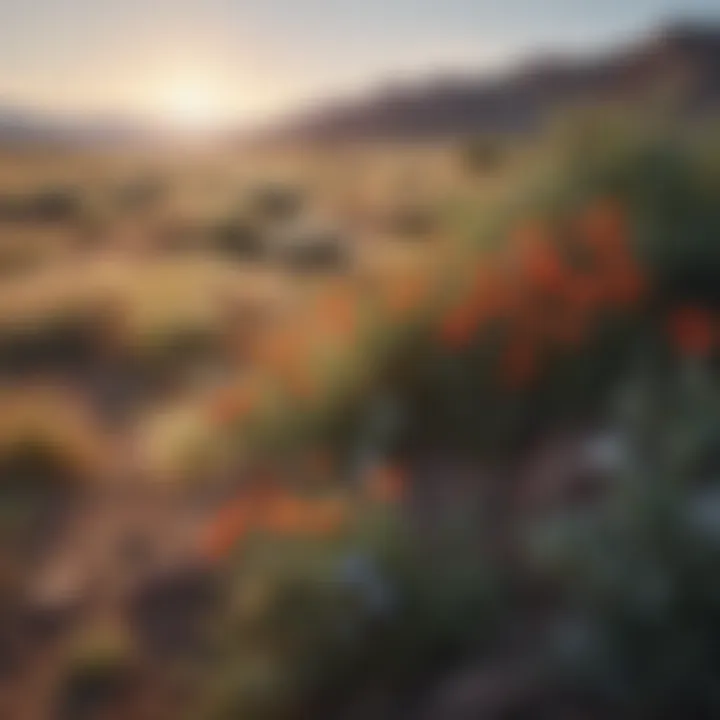 Plains of Colorado Abloom with Native Bushes