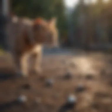 Cats Playing with Low Tracking Litter