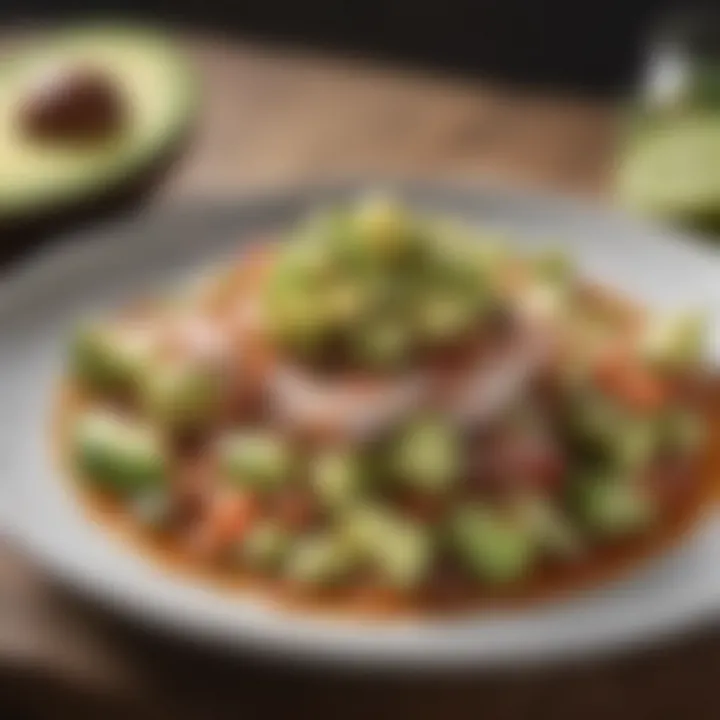 Pollock Ceviche with Fresh Avocado Salsa