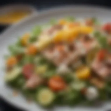 Gourmet Pollock Salad with Citrus Drizzle