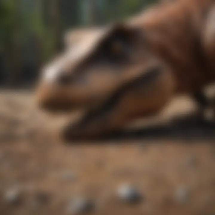 Powerful T. Rex Footprint