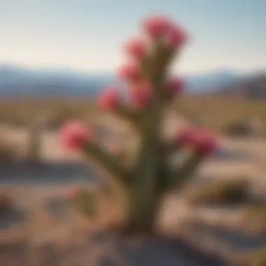 Prickly Pear Cactus in Great Salt Lake Desert