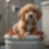 Puppy with Worms in Stool