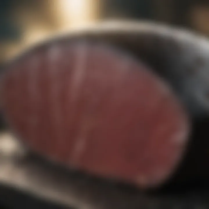 Quality indicators in premium ahi tuna