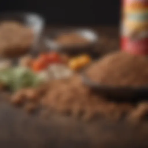 Illustration of various dog food ingredients to avoid
